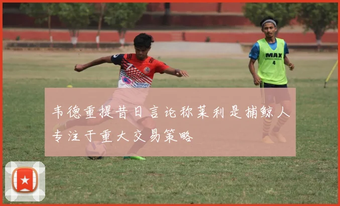 韦德重提昔日言论称莱利是捕鲸人专注于重大交易策略